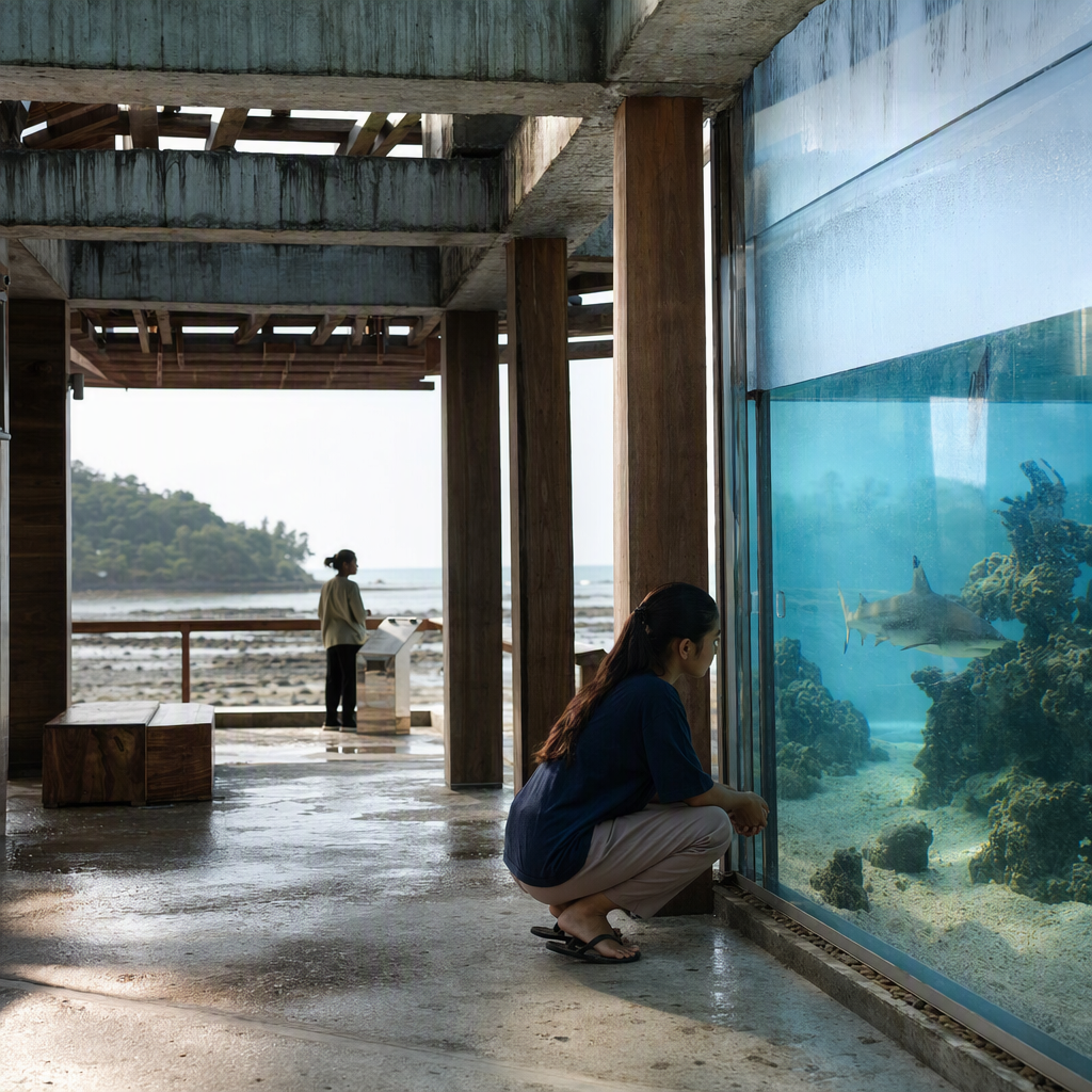 Illustrative concept view of Shark Ridge inside the fictional Tidehouse centre